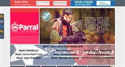 Desktop Screenshot of parral.cl